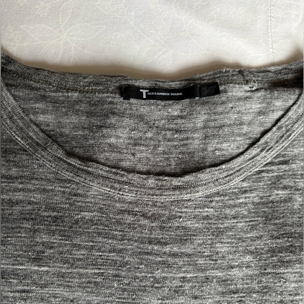 Alexander Wang Gray Knit T-Shirt